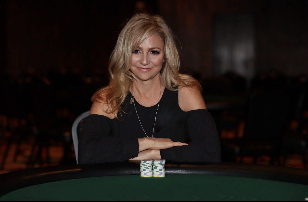Jennifer Harman at the poker table